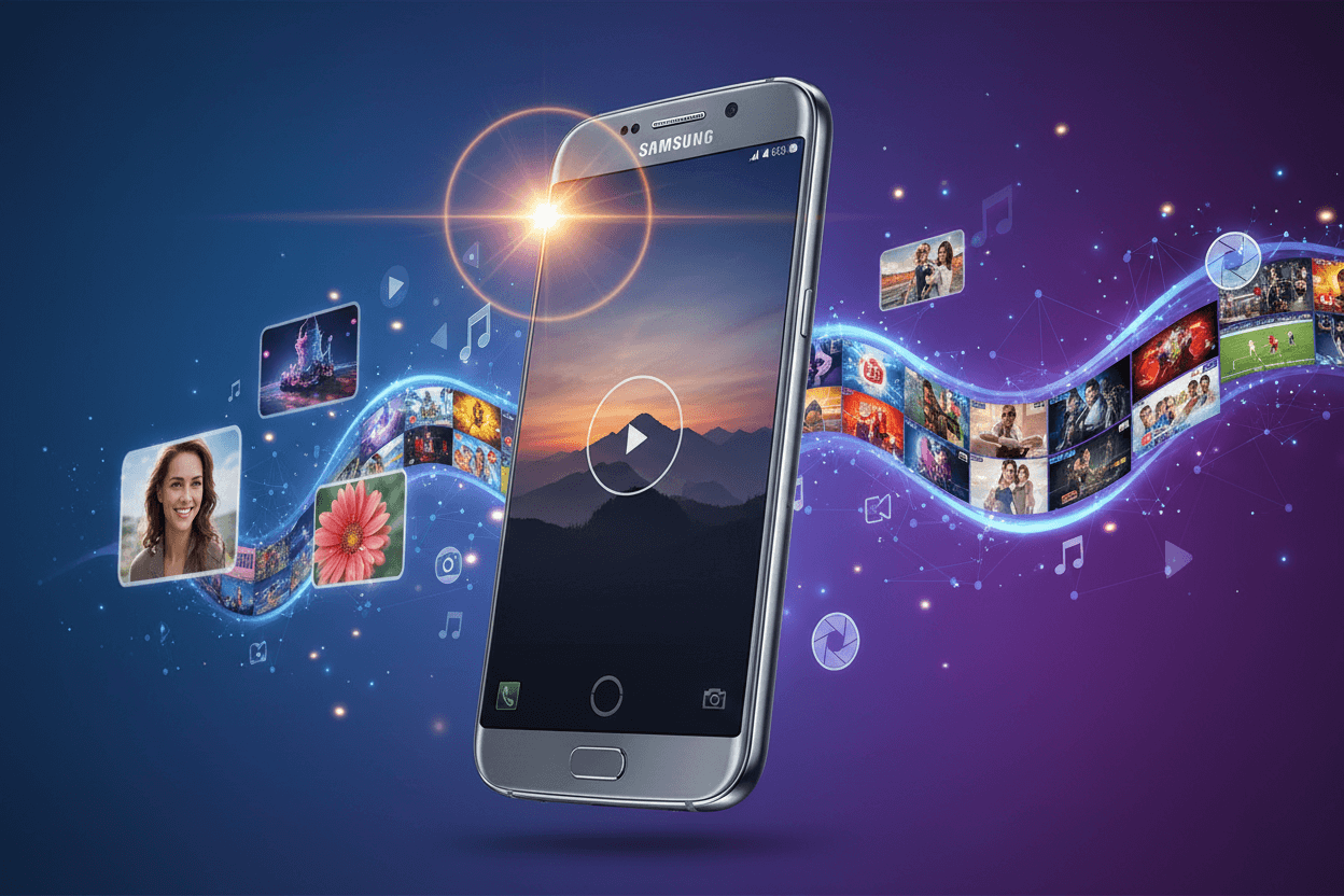 Samsung Galaxy S6 revolutionizes mobile photography and entertainment.