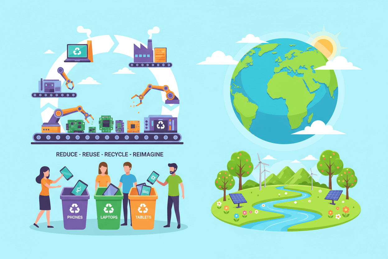 e-waste disposal methods support a cleaner Earth