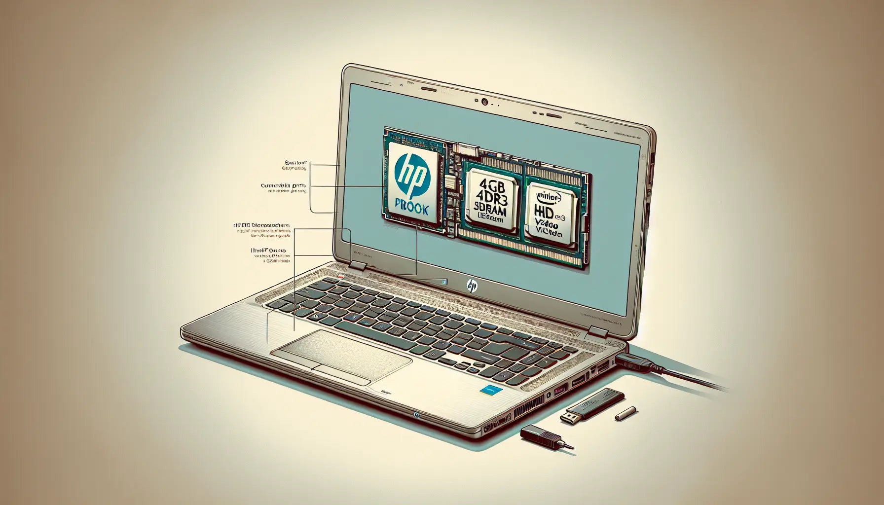 HP ProBook 6570b I5, 3rd Gen, 320GB, 4GB Ram
