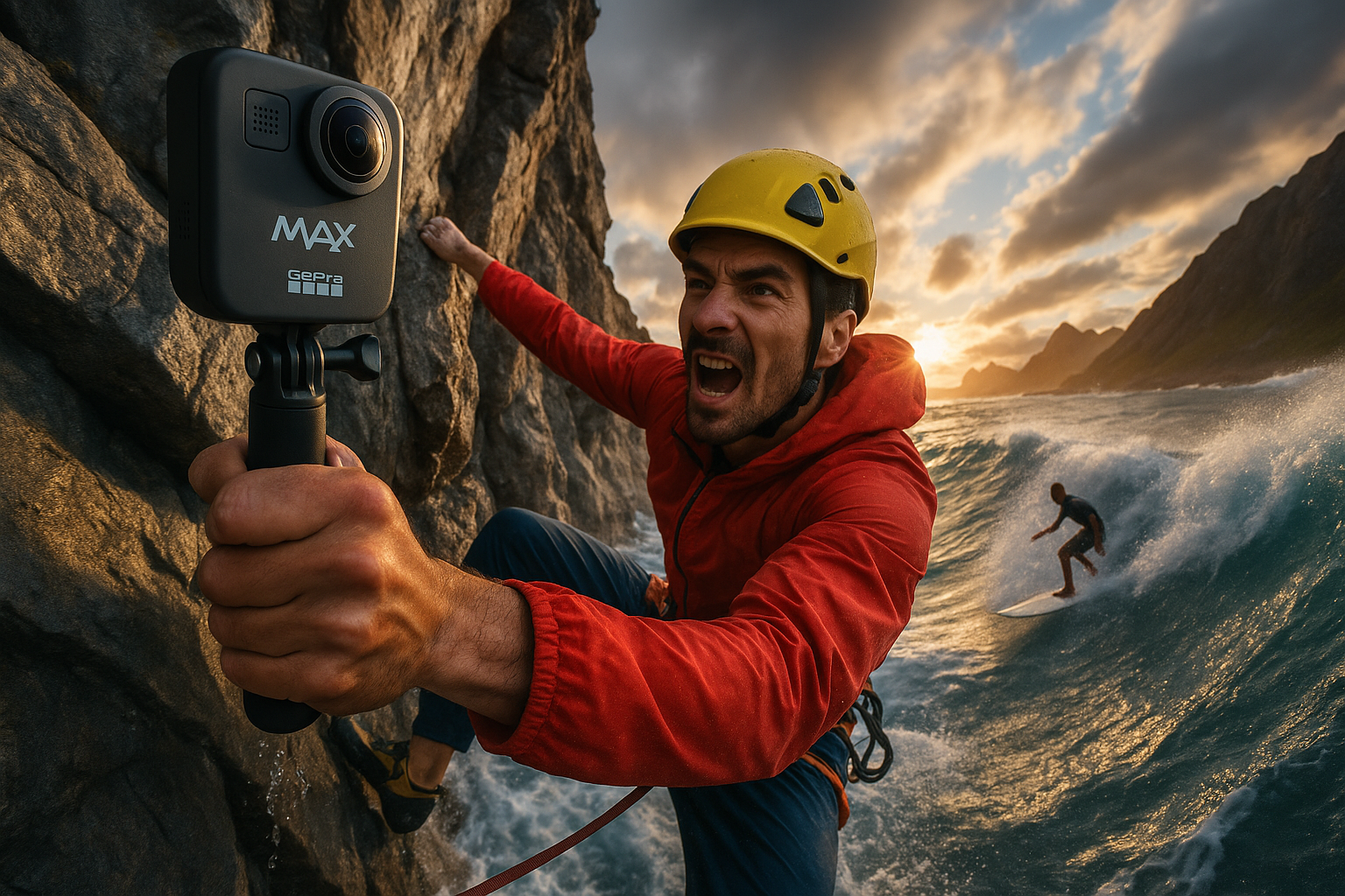 GoPro MAX 360 for seamless 360 capture