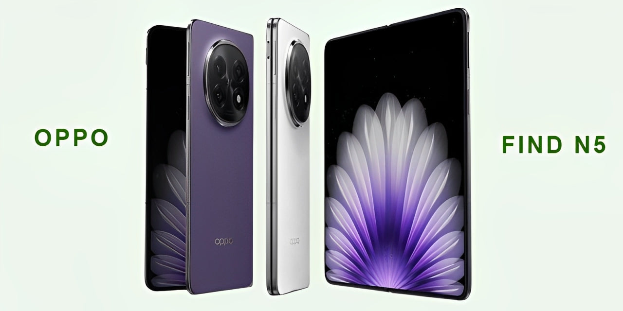 Oppo Teaser Reveals Find N5 Full Design and Confirm Colors and Specs