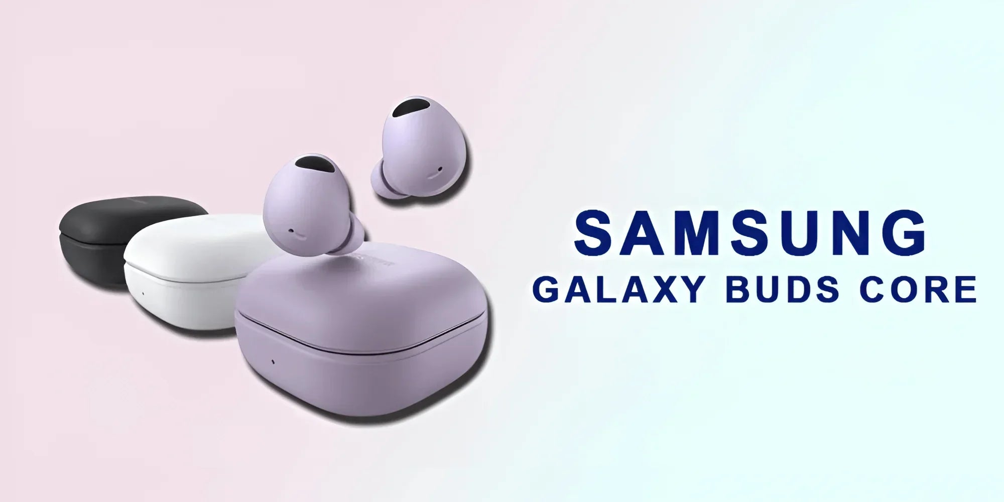 Lightweight comfort meets clarity in Samsung Galaxy Buds Core.