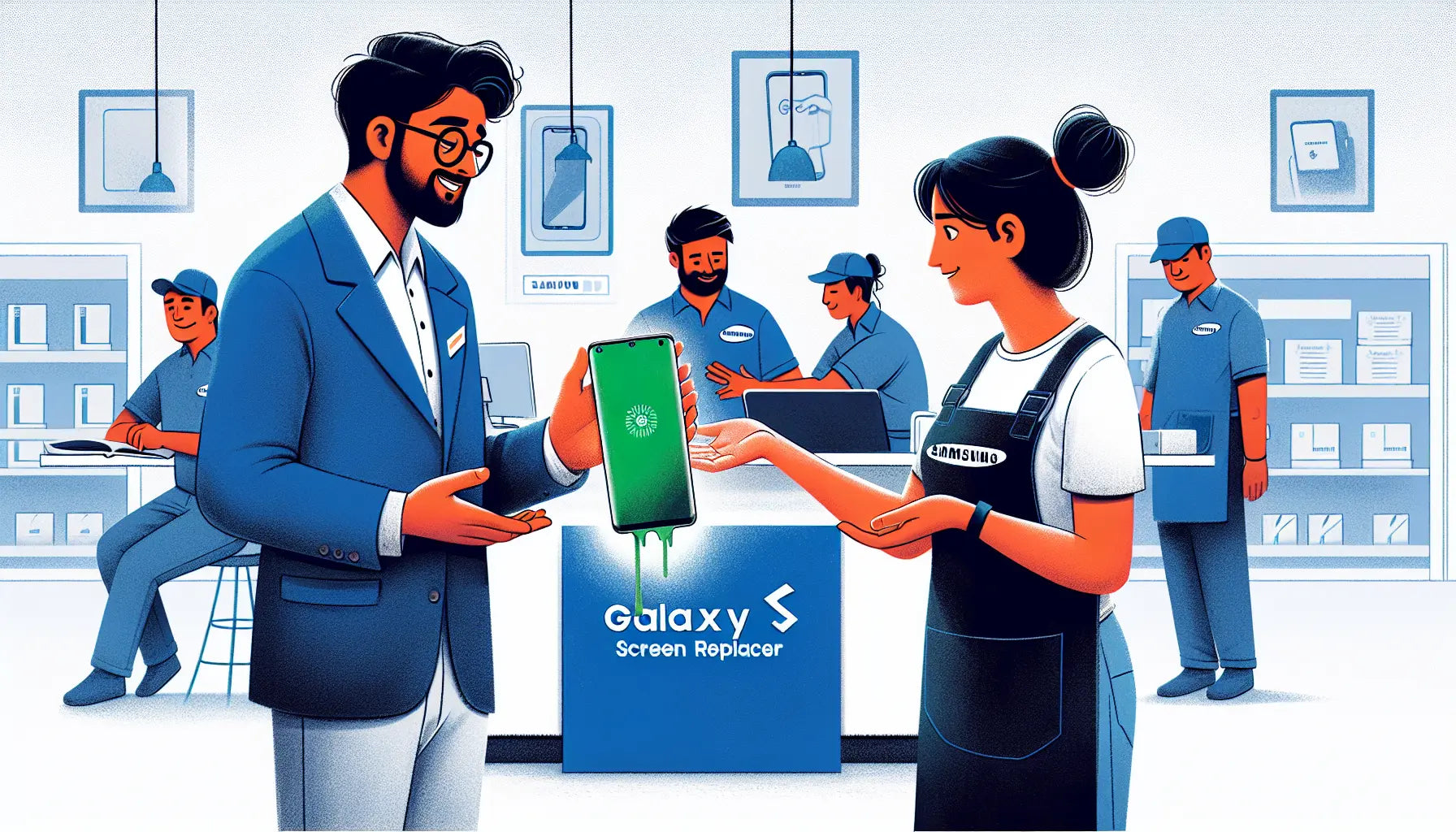 Samsung India Offers Free Screen Replacements for Galaxy S and Note Series Phones with Green Screen Issues