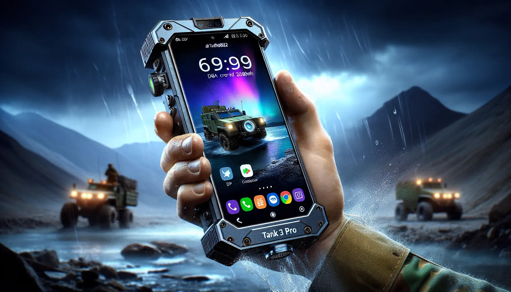 UNIHERTZ 8849 Tank 3 Pro 5G Rugged Smartphone