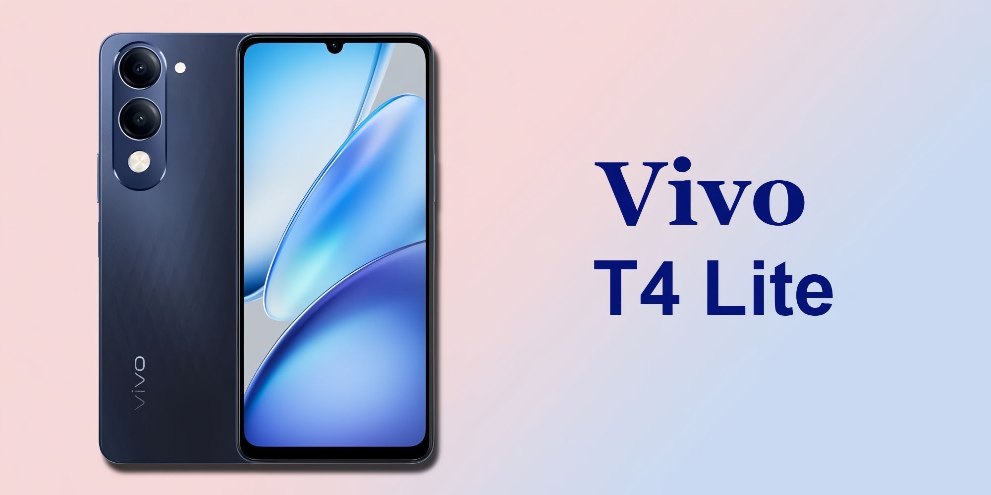 Vivo T4 Lite Features a Sleek, Lightweight Modern Design