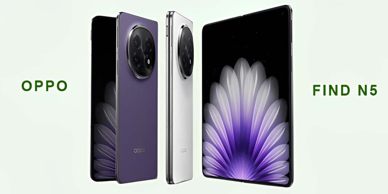 Oppo Teaser Reveals Find N5 Full Design and Confirm Colors and Specs