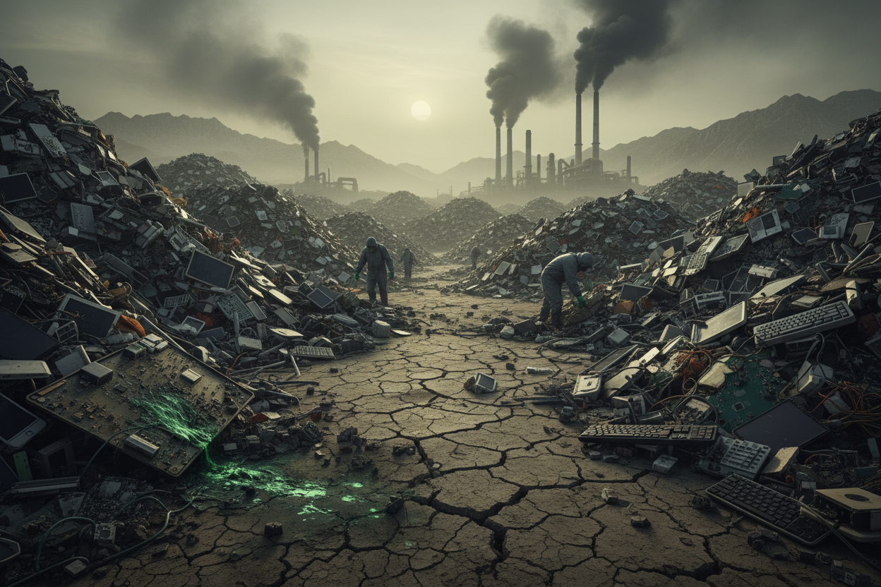 E-Waste Pollution Threatens Human Health and Environment