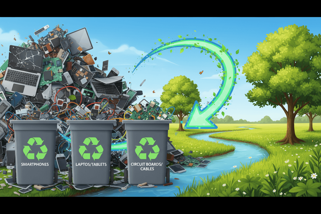 E-Waste Management Helps Reduce Environmental Pollution