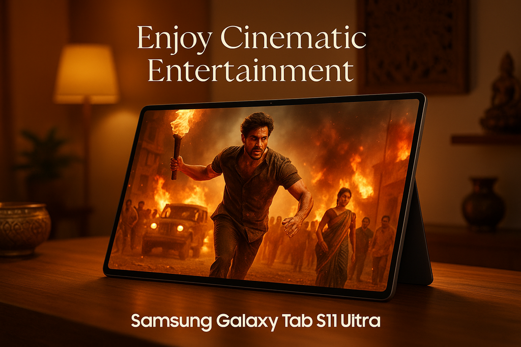 Enjoy Cinematic Entertainment on Samsung Galaxy Tab S11 Ultra Screen