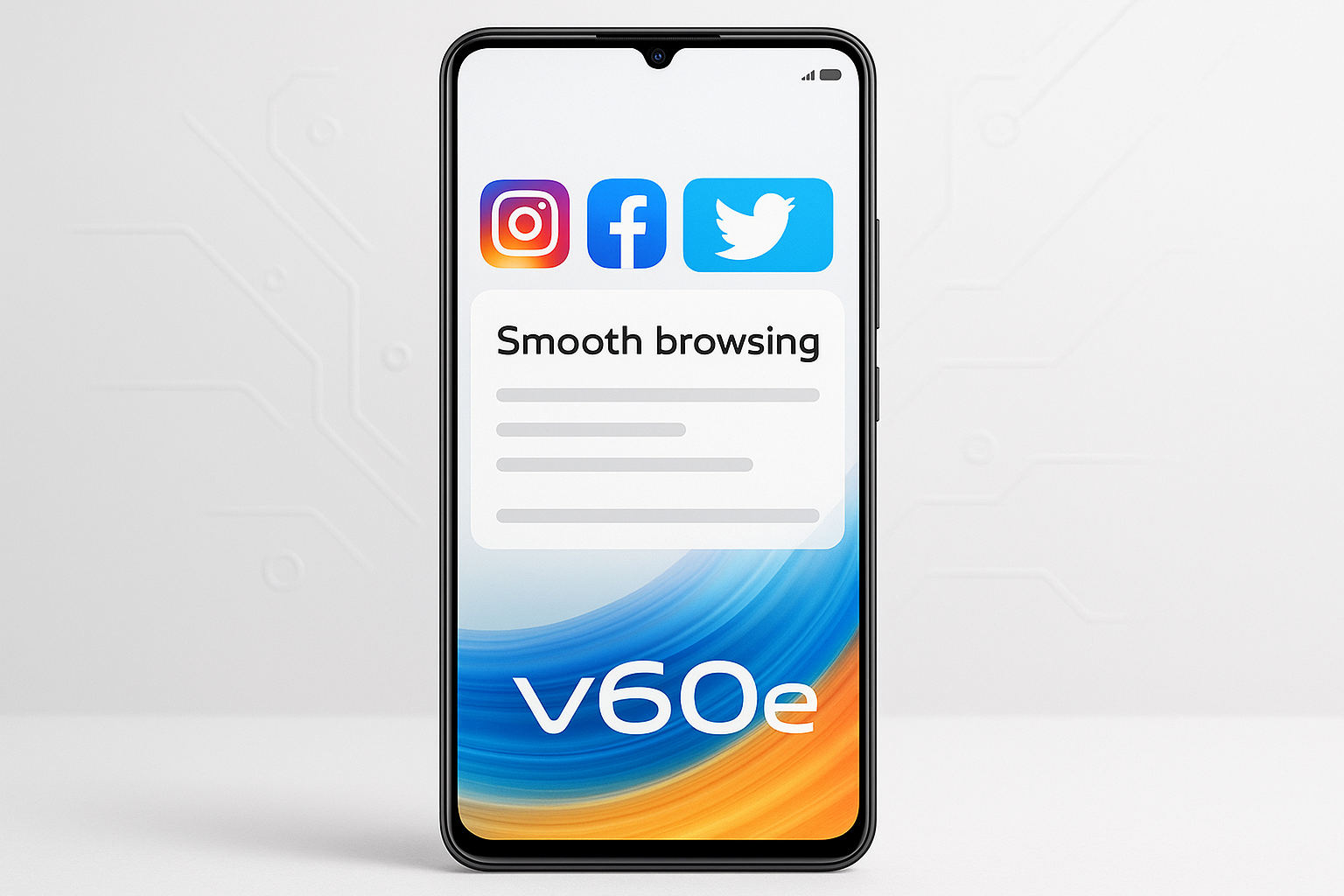 Enjoy Smooth Browsing and Social Media with Vivo V60e