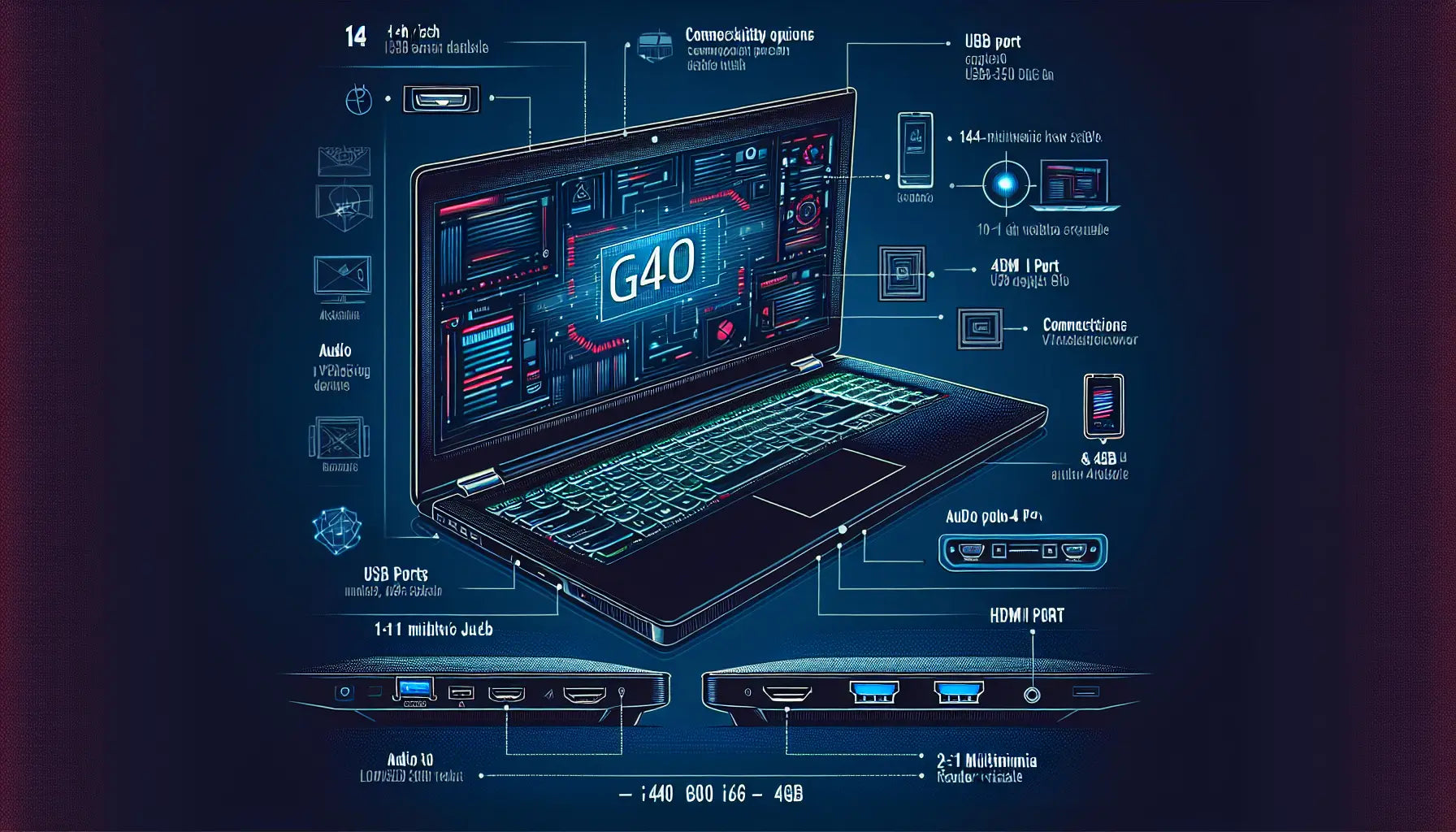 Lenovo G40 80 I3 6th Gen 500GB,4GB Laptop