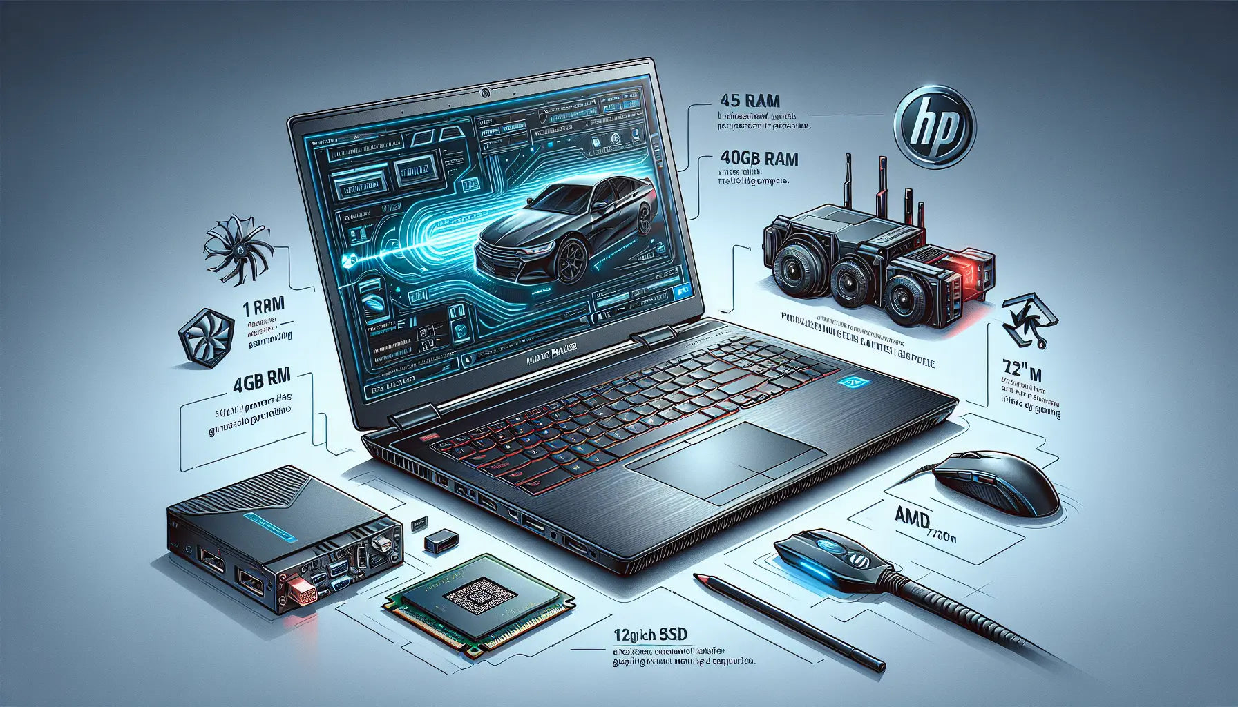 HP EliteBook 8460p, I5 2nd Gen 120GBSSD, 4GB Ram Laptop
