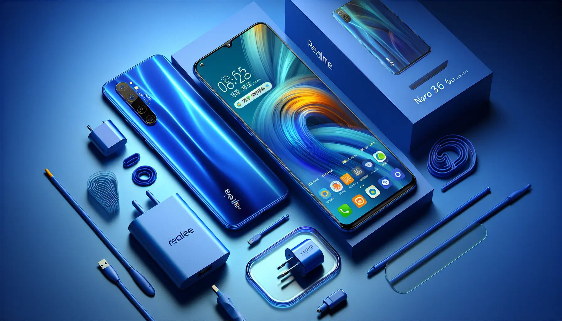 Realme Narzo 30 5G 64GB 4GB RAM Racing Blue