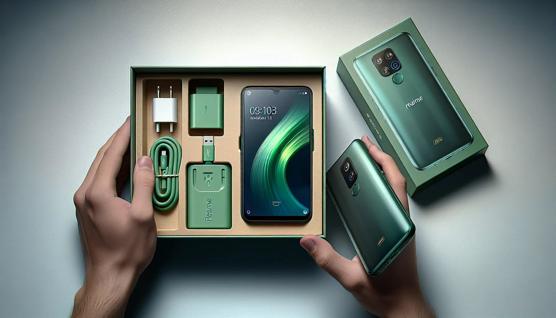 Unboxing and First Impressions of the Realme Narzo 10 128GB 4GB RAM That Green
