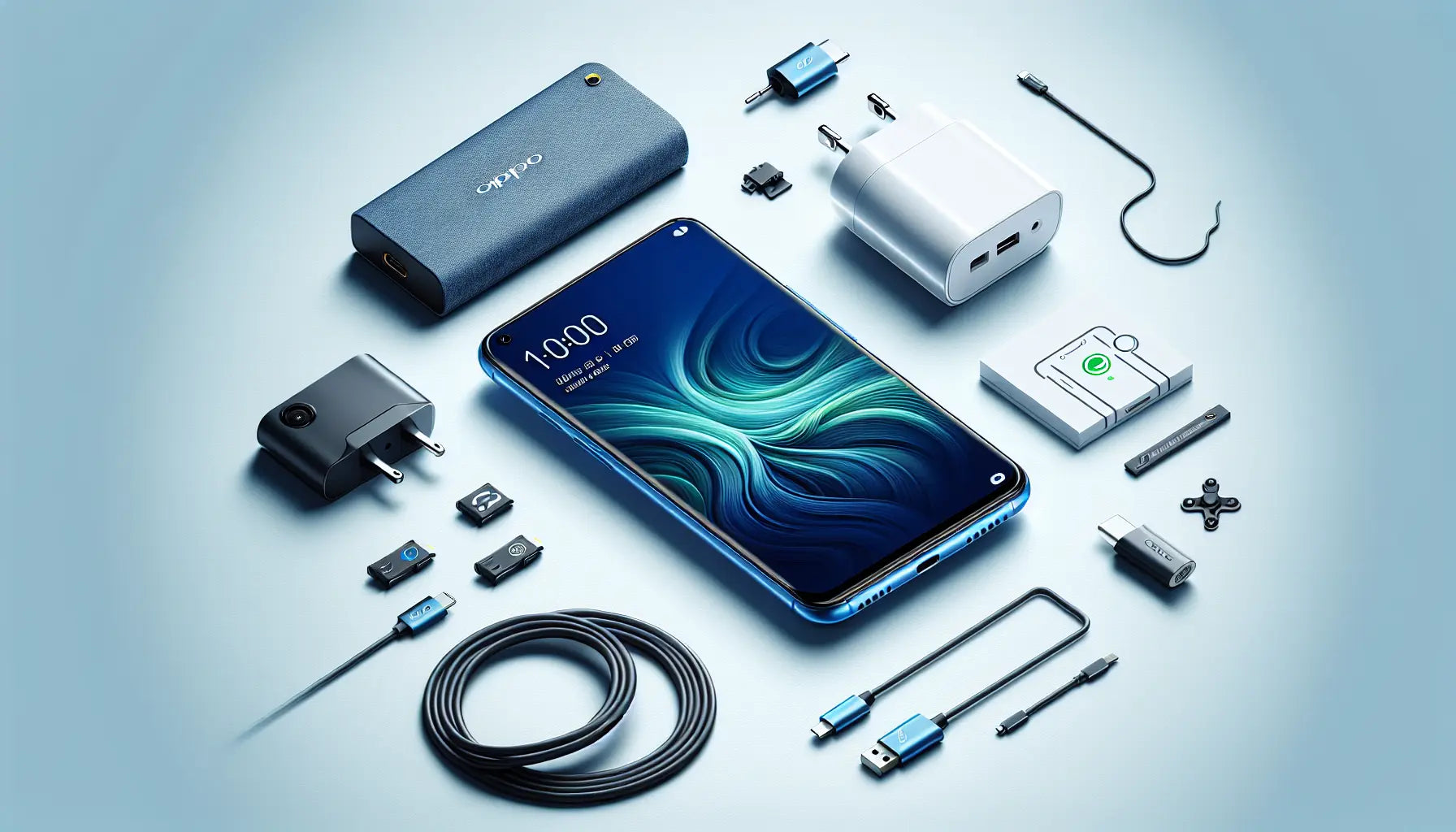 Oppo A17 64GB 3GB RAM Lake Blue Smartphone