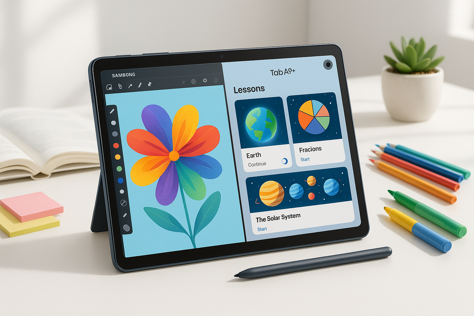 Samsung Galaxy Tab A9 Plus Designed for Learning and Creativity