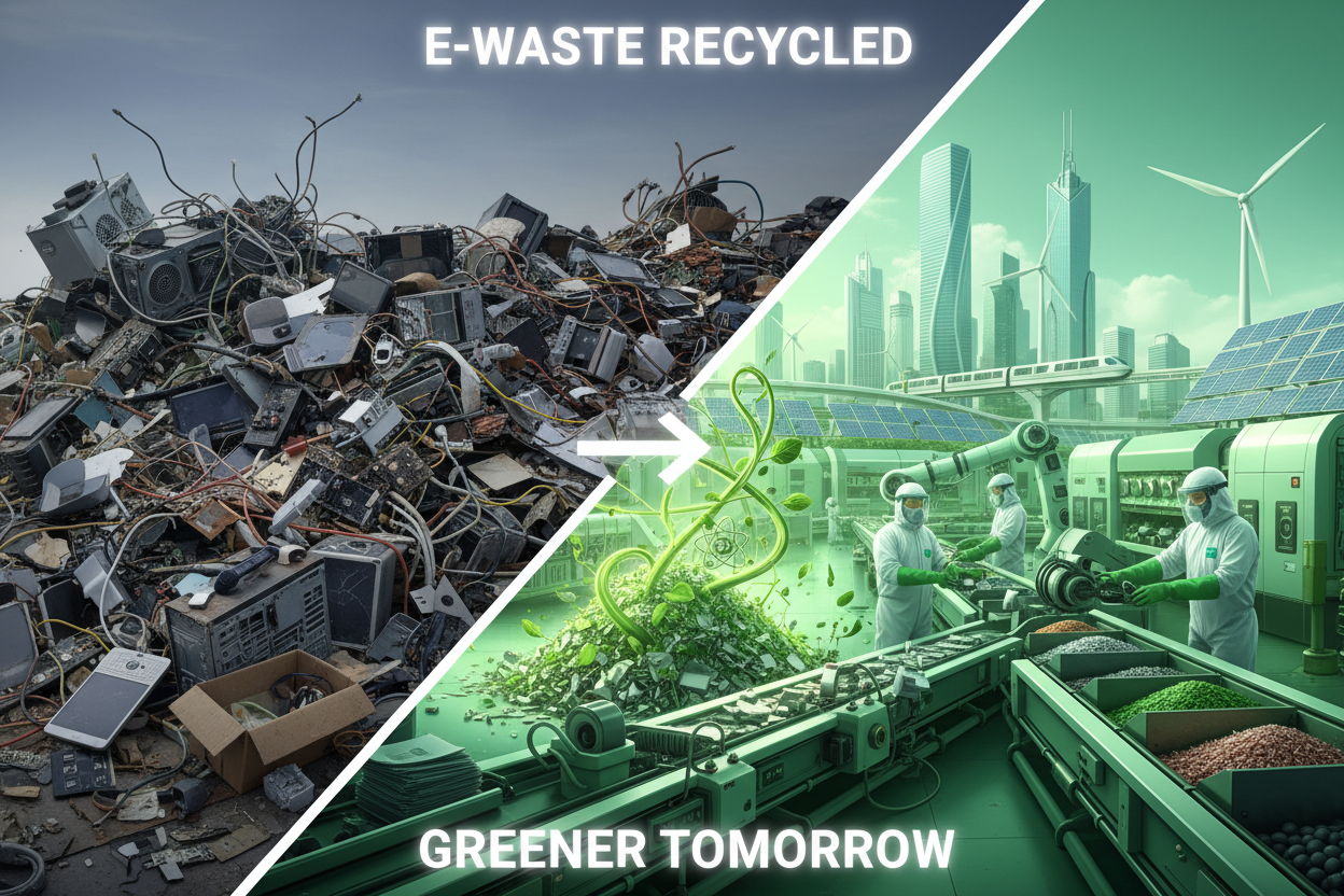 Sustainable E-Waste Recycling for a Greener Tomorrow