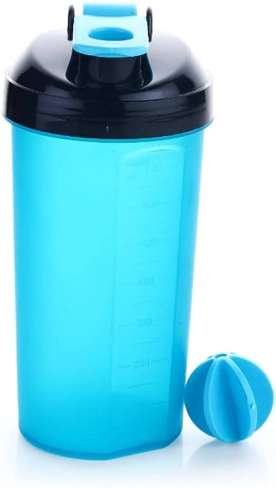 4879 700ml Protein Shaker Bottle with Powder Storage 3-Compartment