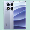 Xiaomi Redmi Note 14 Pro Plus in silver shown on a light background, showcasing its design and camera features.