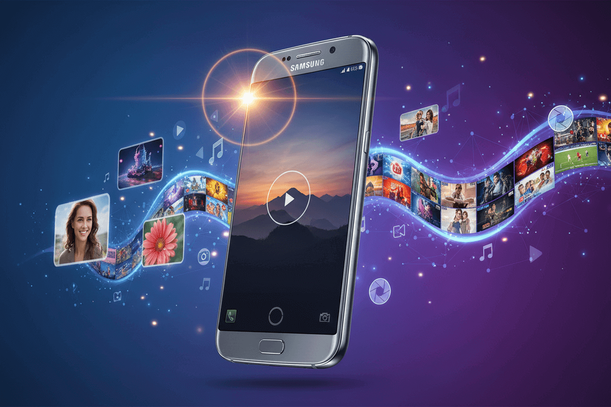 Samsung Galaxy S6 revolutionizes mobile photography and entertainment.