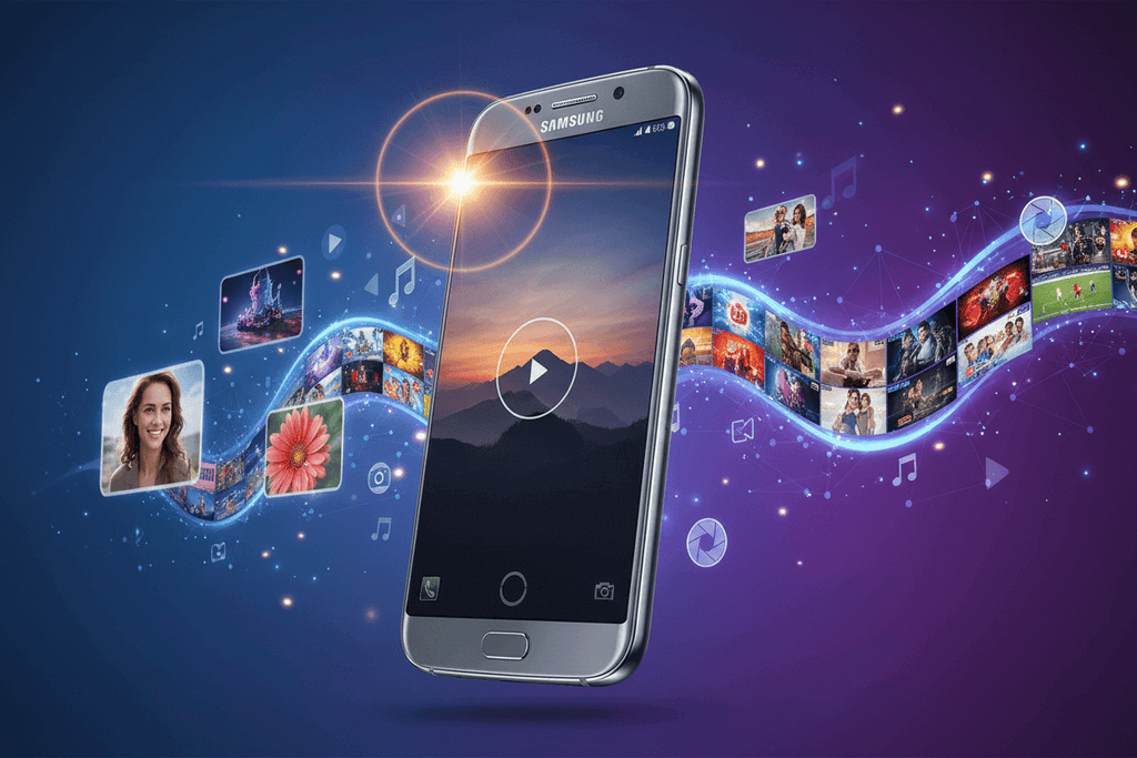 Samsung Galaxy S6 revolutionizes mobile photography and entertainment.