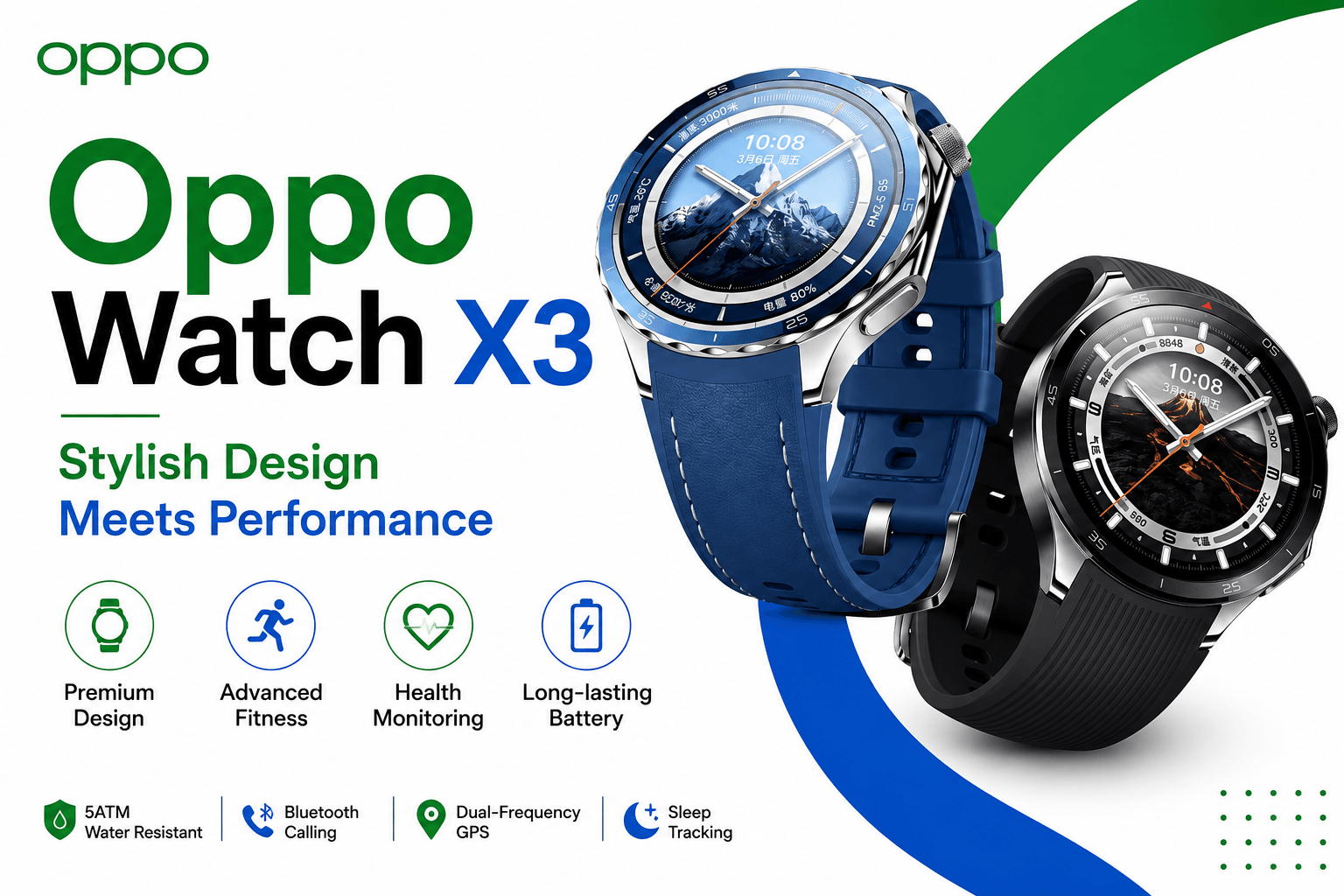 Oppo Watch X3 Stylish Design Meets Performance