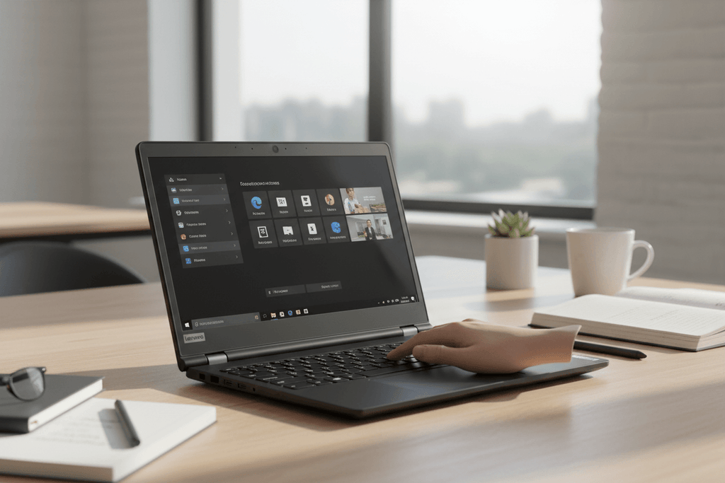 Compact Lenovo 300 E 2-in-1 designed for efficient daily usage