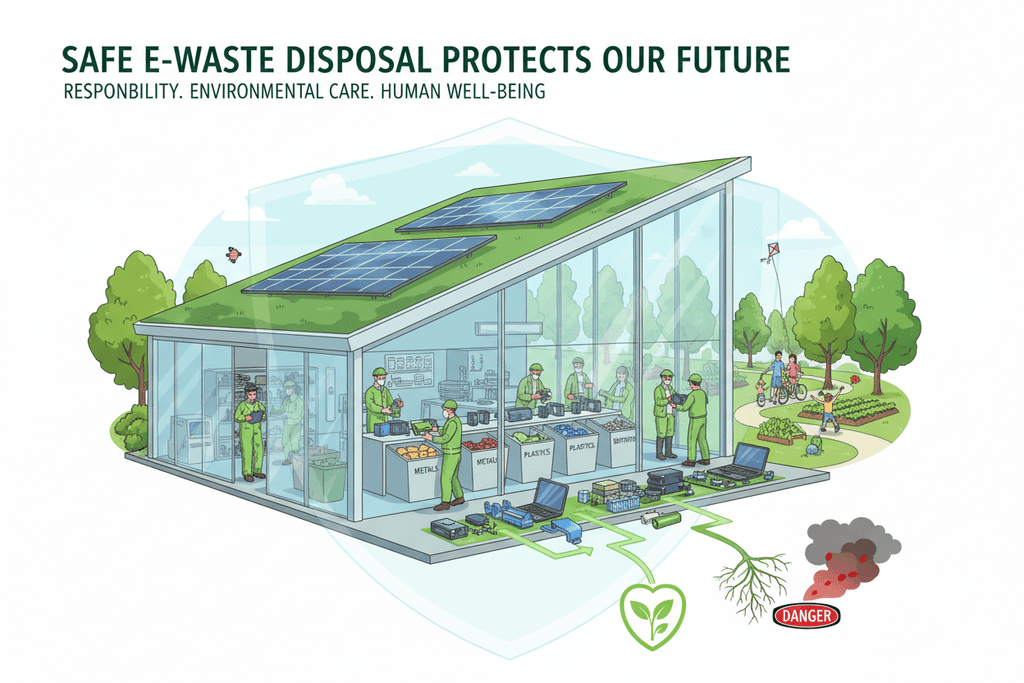 Safe E-Waste Disposal Protects Human Health