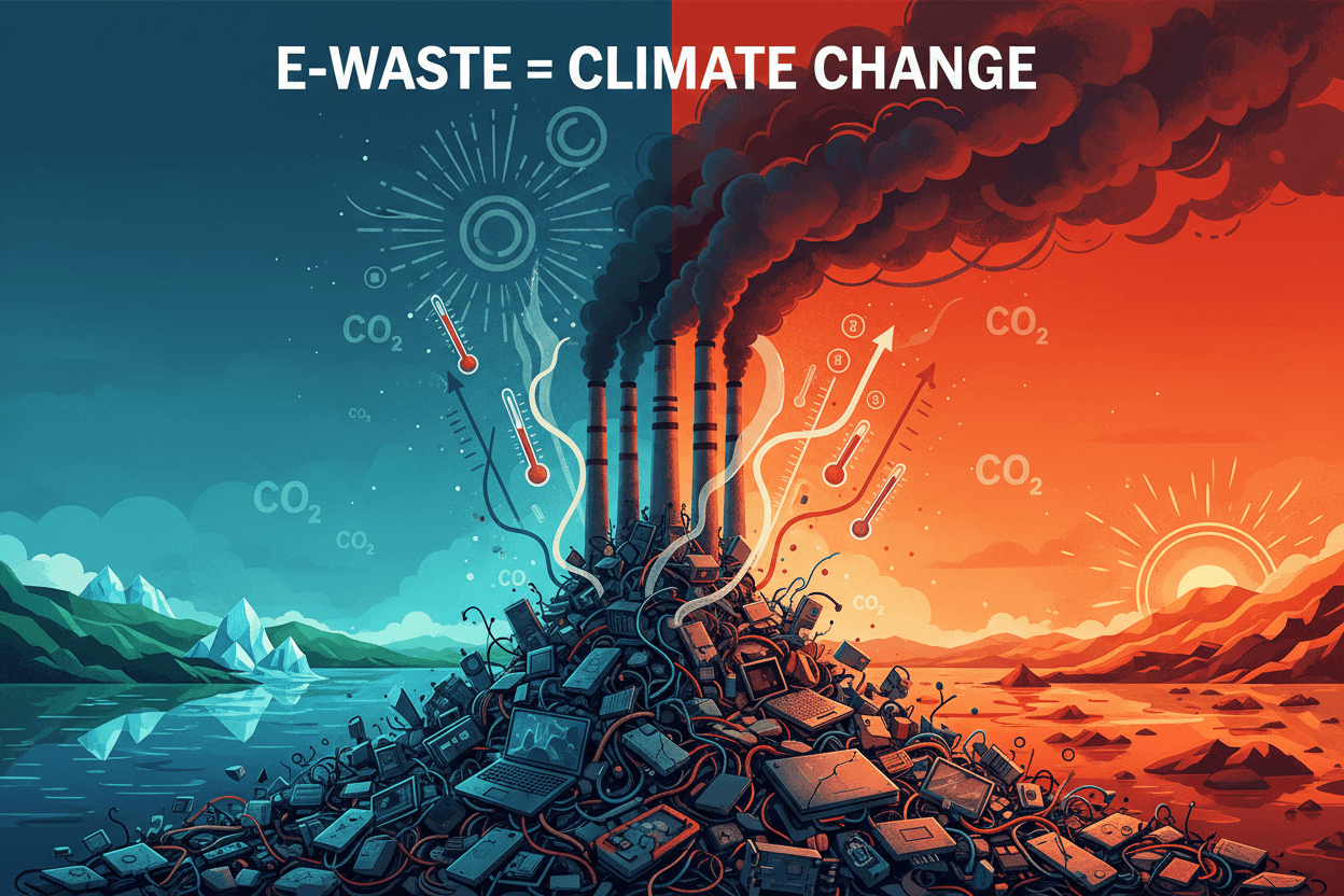 E-Waste and Climate Change: An Overlooked Environmental Connection
