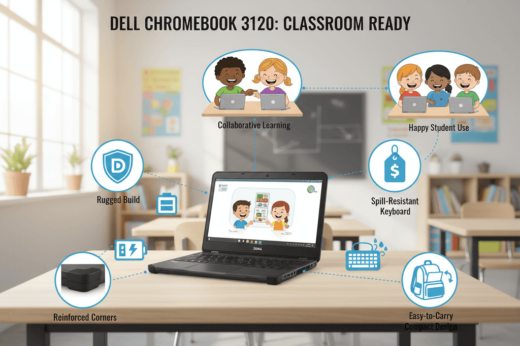 Reasons Dell Chromebook 3120 is perfect for classrooms