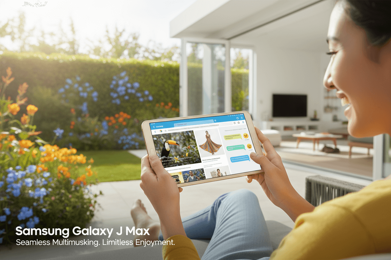 Enjoy smooth multitasking using Samsung Galaxy J Max