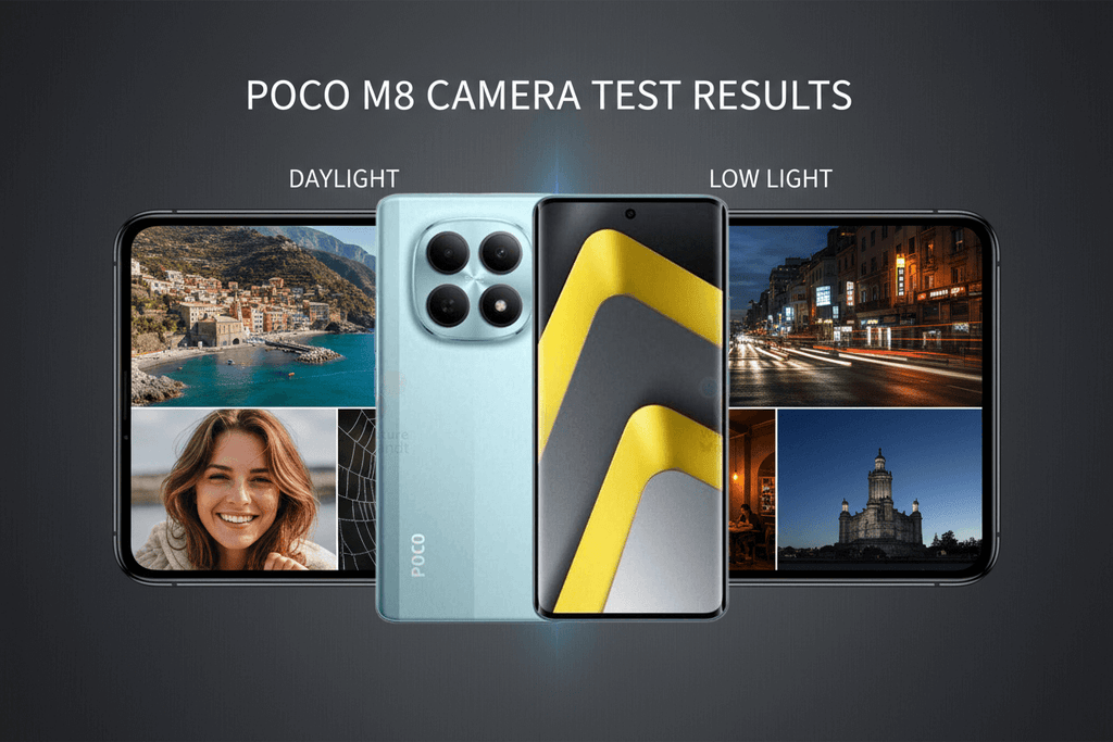 Poco M8 Camera Test Daylight Low Light Samples