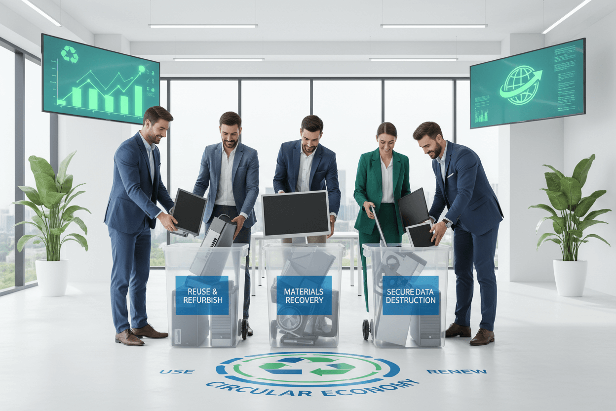 Corporate E-Waste Management for Sustainable Business Growth