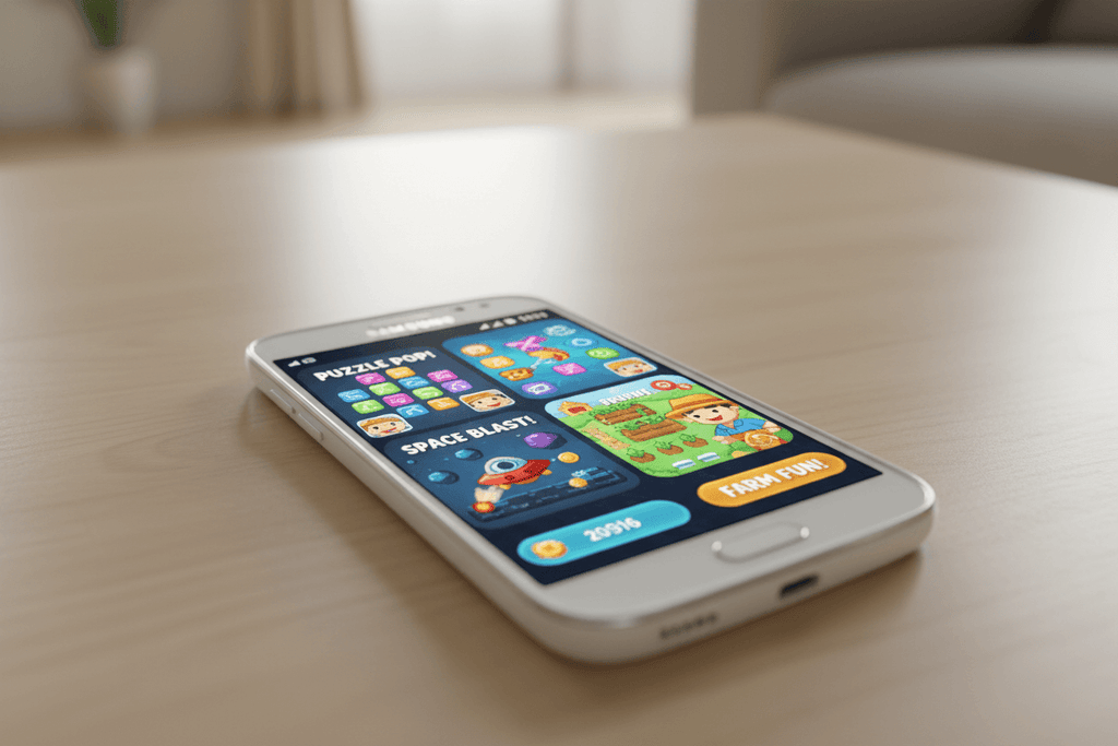 Samsung Galaxy J1 Ace gaming performance casual games