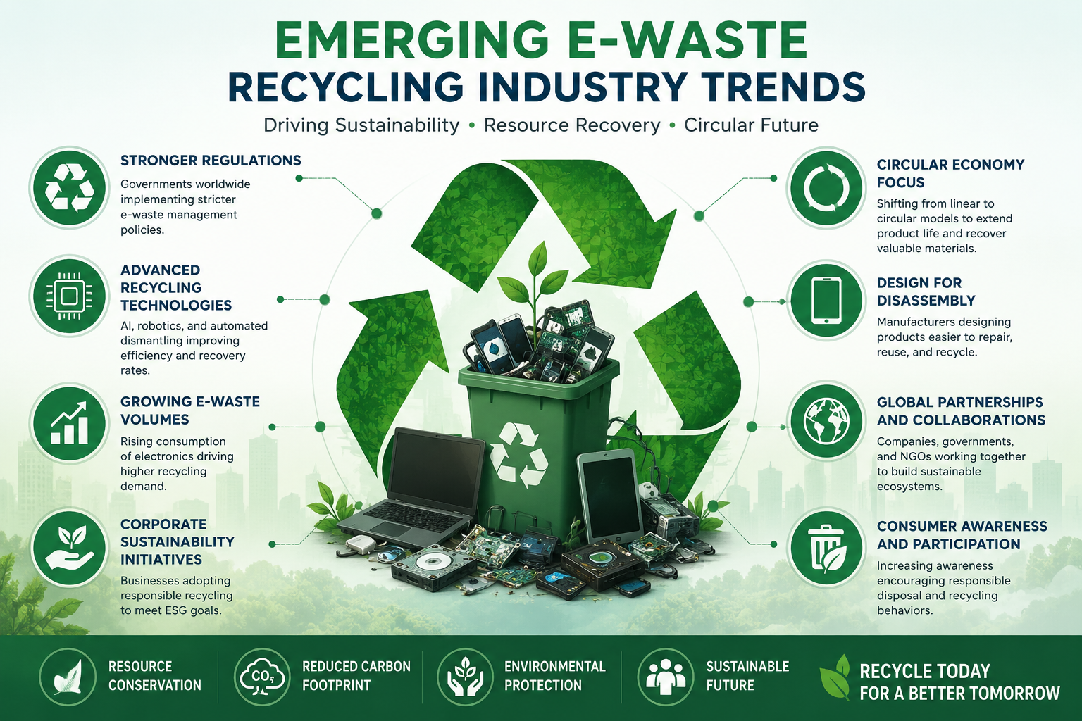 Emerging E-Waste Recycling Industry Trends