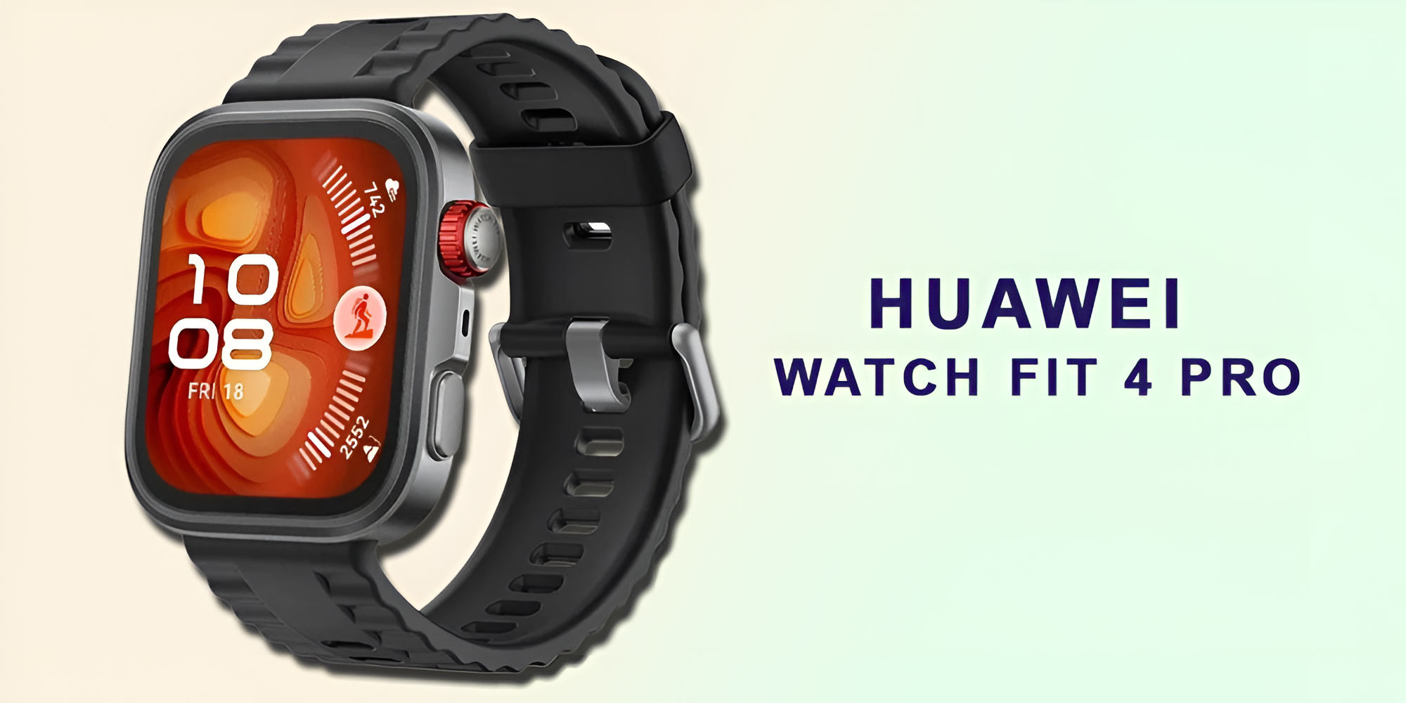 Sleek Huawei Watch Fit 4 Pro Tracks Health and Wellness