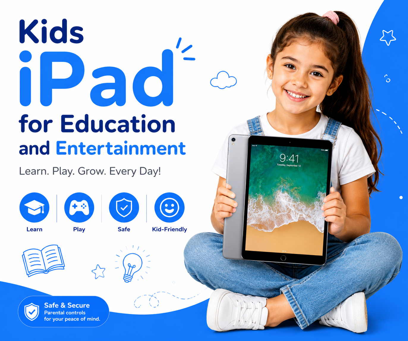 Kids iPad for Education and Entertainment