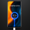 Realme GT 8 ensures long battery life with fast charging.