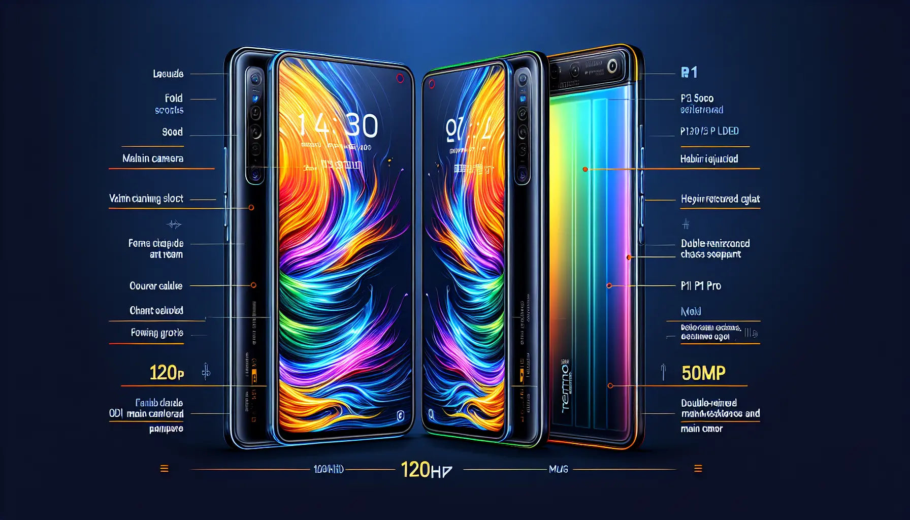 Realme P1 and P1 Pro official with 120Hz OLED screens, 50MP main cams
