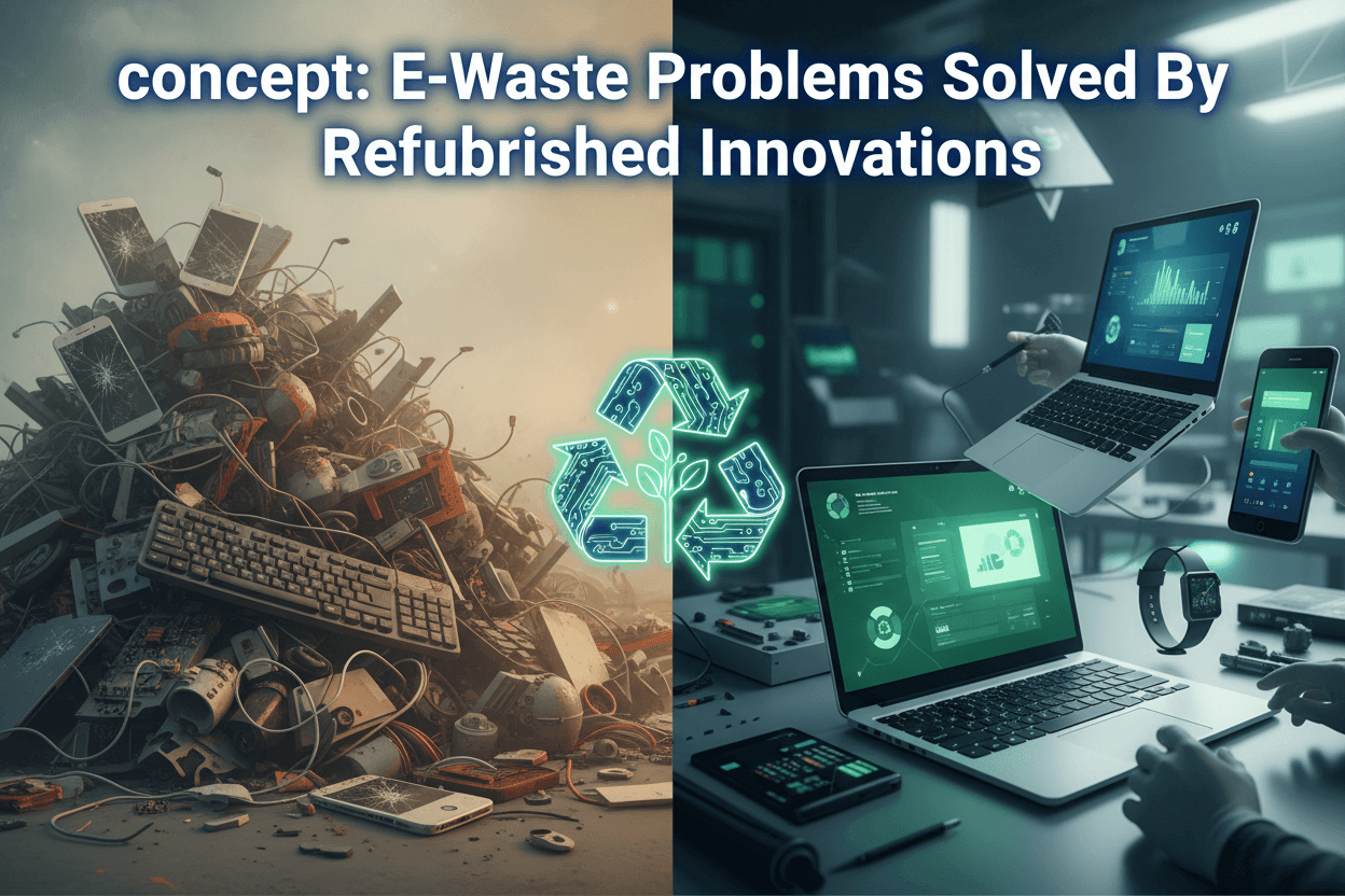 E-Waste Problems Solved By Refurbished Innovations