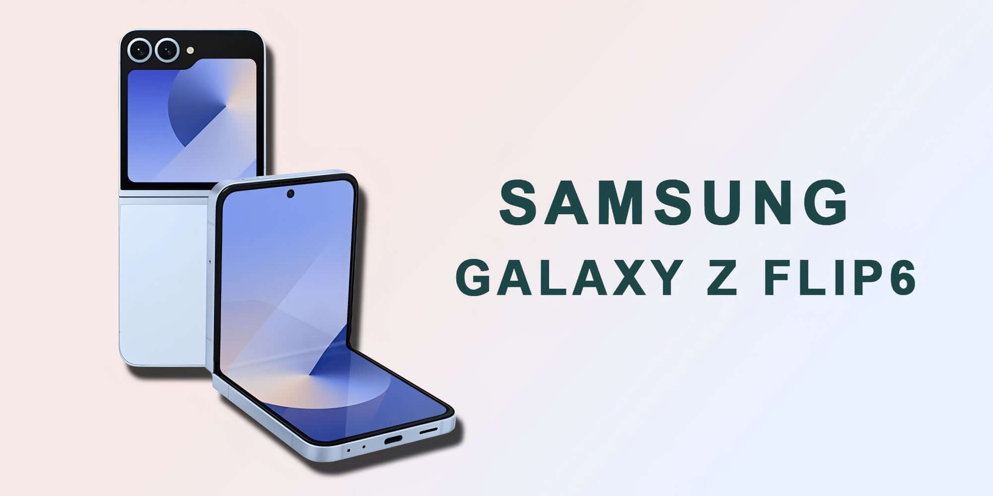 Samsung Galaxy Z Flip6 Blue with Sleek Design