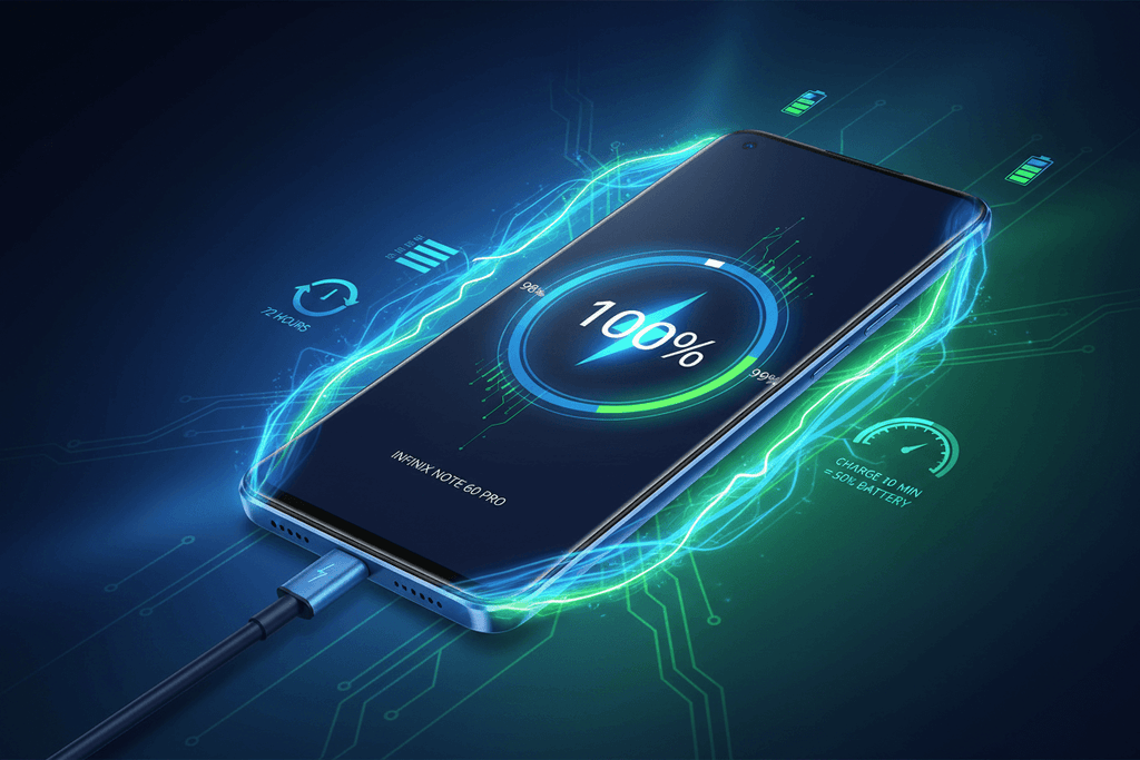 Infinix Note 60 Pro battery life and charging
