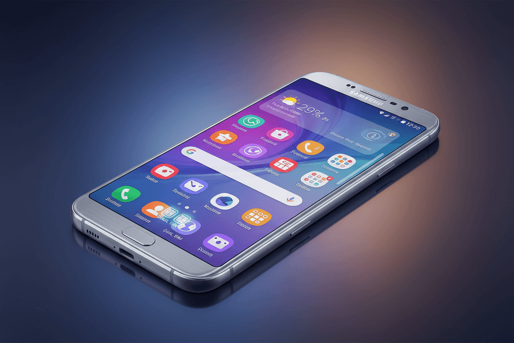 Samsung Galaxy A8 Duos blends style and functionality.