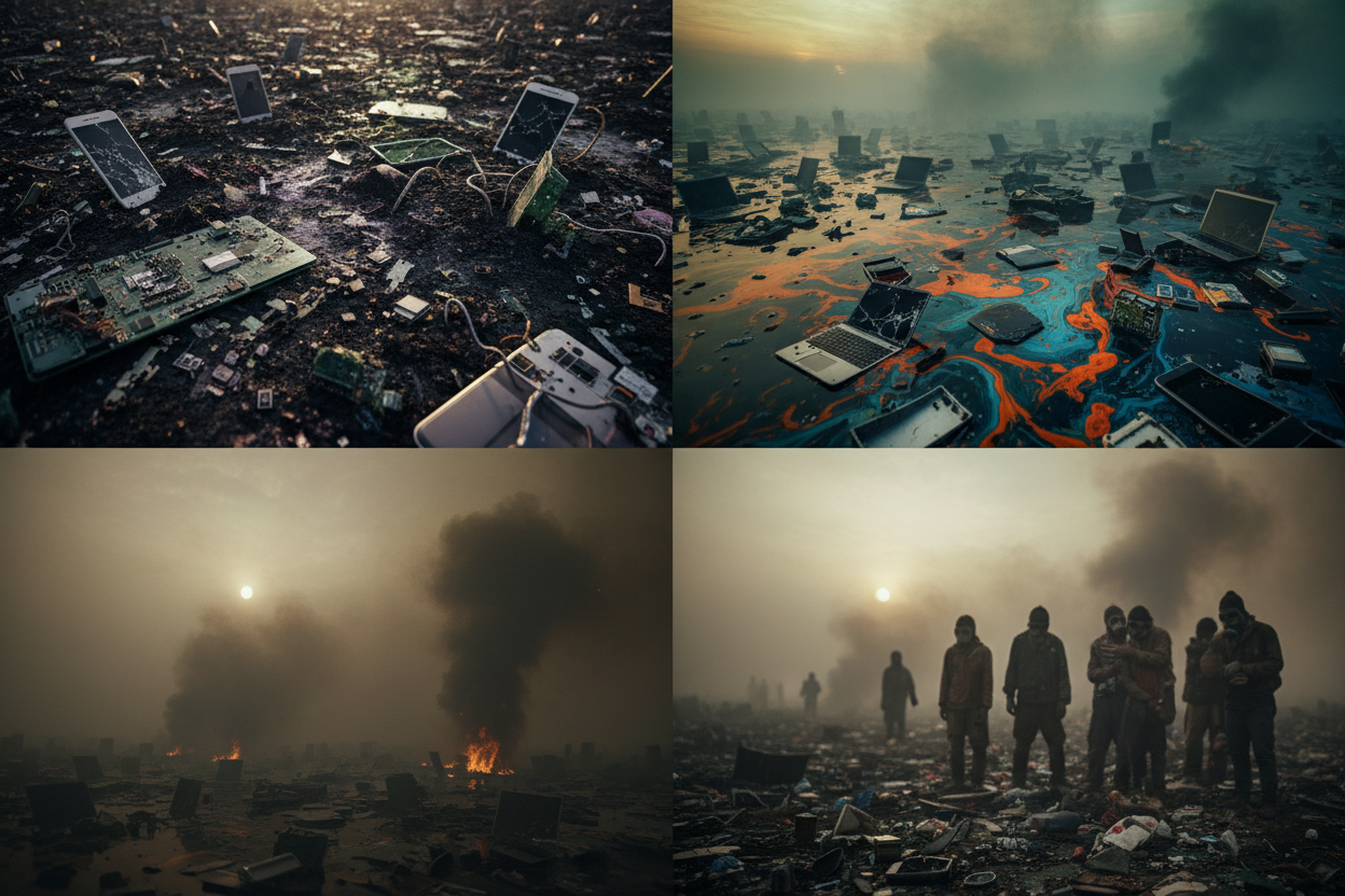 E-waste pollution threatens soil water air health globally