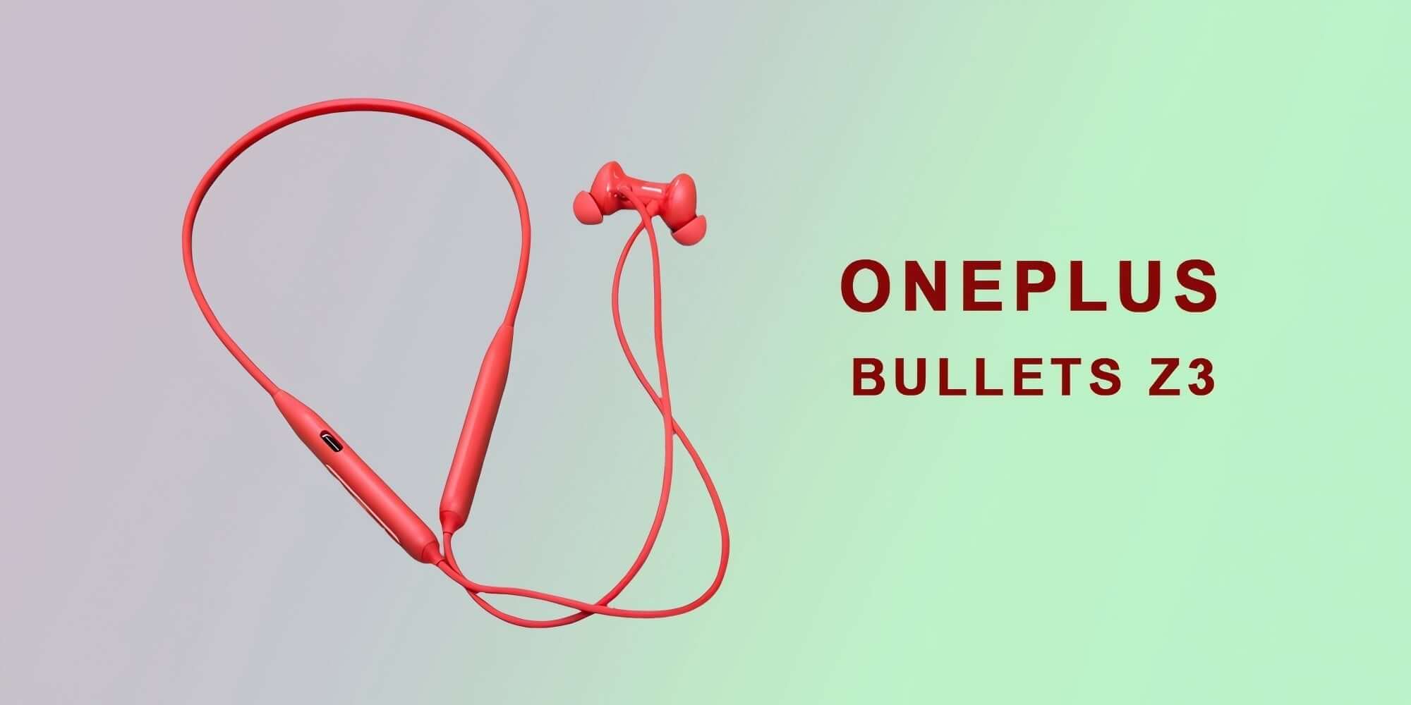OnePlus Bullets Z3: Wireless Neckband with Fast Charging