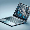 HP EliteBook 830 G5 I5 laptop showcasing advanced internal components and sleek design.