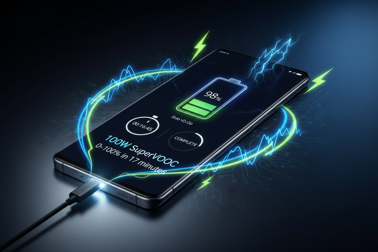 OnePlus 15T Battery Charging Speed Performance Tested Review