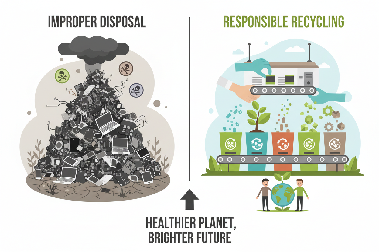 Why effective e-waste management systems matter for everyone today