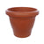 Garden Heavy Plastic Planter Pot / Gamla 8 inch (Brown, Pack of 1,Medium )