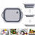 098 Foldable Chopping Board, Dish Rack, Washing Bowl & Draining Basket, 3in1 Multi-Function